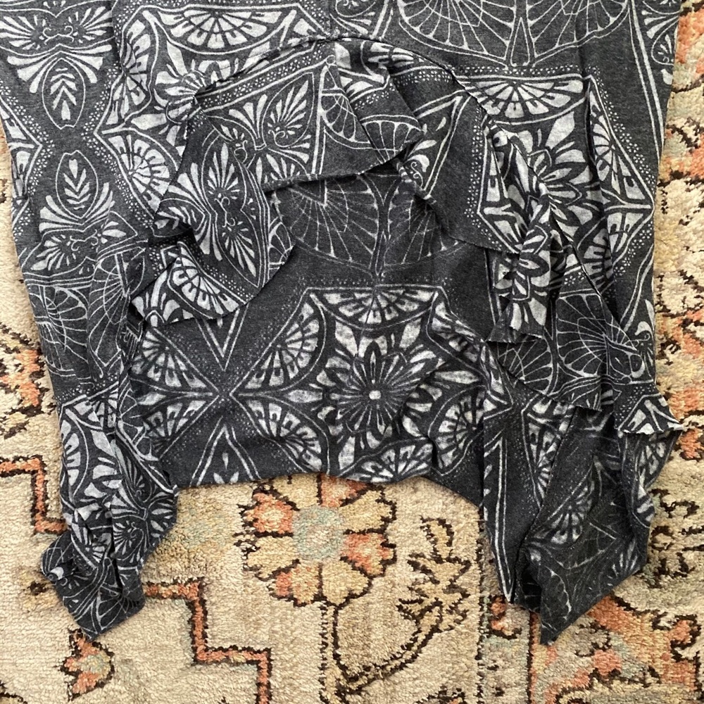 Free People Hi Lo Ruffle Back Tank - Picture 5 of 6